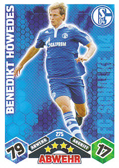 Benedikt Howedes Schalke 04 2010/11 Topps MA Bundesliga #275